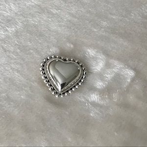 QVC Sterling Silver Heart Pendant For Necklace